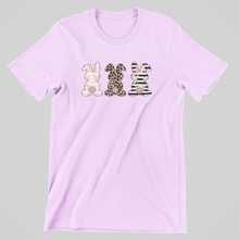 Load image into Gallery viewer, Patterned Bunny Graphic Tee
