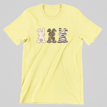 Load image into Gallery viewer, Patterned Bunny Graphic Tee
