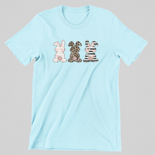 Load image into Gallery viewer, Patterned Bunny Graphic Tee
