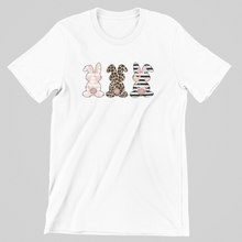 Load image into Gallery viewer, Patterned Bunny Graphic Tee
